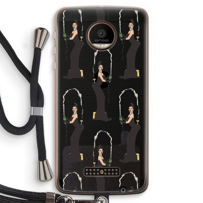 Pop Some Kim: Motorola Moto Z Force Transparant Hoesje met koord