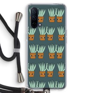 Sansevieria: OnePlus Nord CE 5G Transparant Hoesje met koord