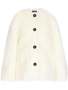 Dolce & Gabbana veste en fourrure artificielle - Blanc