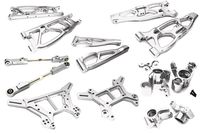 Billet Machined Alloy Suspension Kit, silver - Arrma Kraton 6S BLX - thumbnail