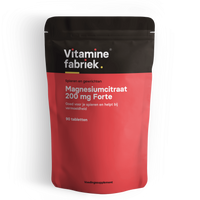 Magnesiumcitraat - 200 mg Forte - 90 tabletten - Vitaminefabriek.nl