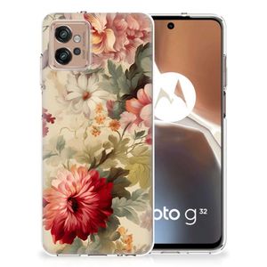 TPU Case voor Motorola Moto G32 Bloemen