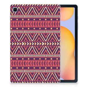 Samsung Galaxy Tab S6 Lite | S6 Lite (2022) Hippe Hoes Aztec Paars