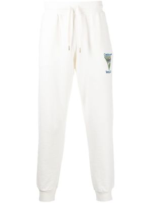 Casablanca pantalon de jogging Tennis Club à coupe fuselée