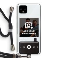 Music Player: Pixel 4 XL Transparant Hoesje met koord