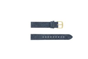 Timex horlogeband PW2P63800 Leder Blauw 16mm