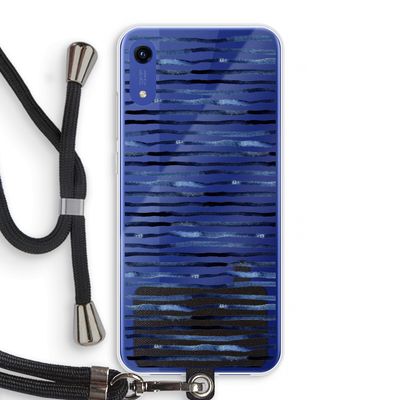 Verrassende lijnen: Honor Play 8A Transparant Hoesje met koord