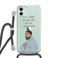 Hotline bling: iPhone 11 Transparant Hoesje met koord