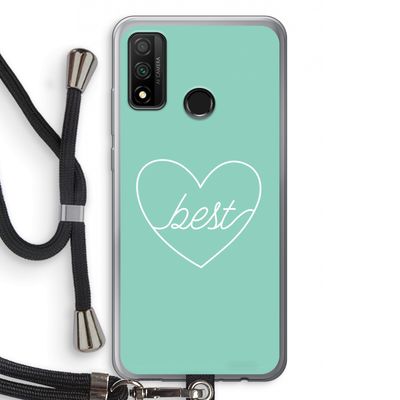 Best heart pastel: Huawei P Smart (2020) Transparant Hoesje met koord