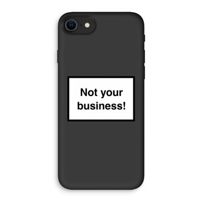 Not your business: iPhone SE 2020 Biologisch afbreekbaar hoesje
