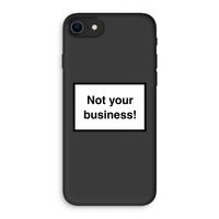 Not your business: iPhone SE 2020 Biologisch afbreekbaar hoesje