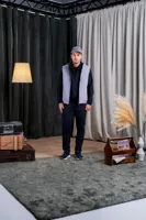 Cou7ure Essentials Reversible Reflection Bodywarmer Heren Grijs/Zwart - Maat S - Kleur: ZwartGrijs | Soccerfanshop