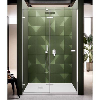 Nisdeur Lacus S.Pietro 90x200 Tweedelig Chroom Lacus