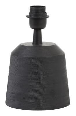 Light & Living Tafellamp 'Lilou' 18cm, kleur Mat Zwart (excl. kap)