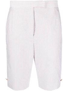 Thom Browne bermuda à rayures - Blanc