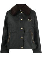 Barbour veste oversize à logo brodé - Vert