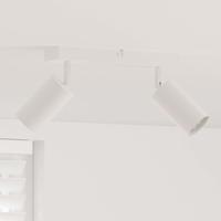 VidaXL Plafondspot met schijnwerpers wit 26 x 6 x 16 cm metaal