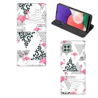 Samsung Galaxy A22 5G | Hoesje maken | Flamingo Triangle