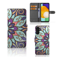 Samsung Galaxy A04s | Samsung Galaxy A13 5G Hoesje Purple Flower