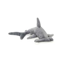 Nature Planet pluche hamerhaai knuffel - 42 cm - grijs - haaien