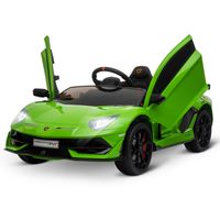 HOMCOM Kinderauto elektrische auto kindervoertuig voor 3-8 jaar met MP3 groen | Aosom Netherlands