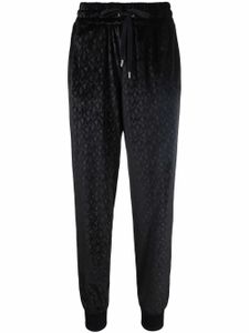 Michael Kors pantalon de jogging à motif monogrammé en jacquard - Noir