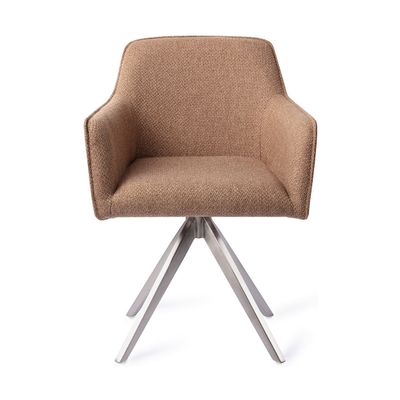 Jesper Home Hofu eetkamerstoel French Toast turn steel
