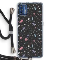 Terrazzo N°16: Motorola Moto G9 Plus Transparant Hoesje met koord