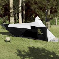 VidaXL Tipitent 6-persoons waterdicht verduisterende stof wit