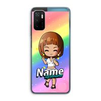 Chibi Maker vrouw: Xiaomi Poco M3 Pro 5G Transparant Hoesje