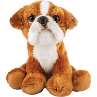 Pluche knuffel dieren Boxer hond 13 cm Pluche knuffel dieren Boxer hond 13 cm