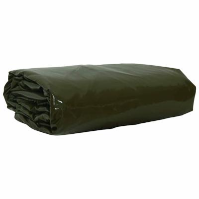 Zeil 650g / m Olijf Groen 3 x 3 m Canvas met PVC-coating Zeil 650g / m Olijf Groen 3 x 3 m Canvas met PVC-coating