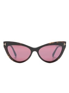 TOM FORD Eyewear lunettes de soleil à monture papillon - Vert