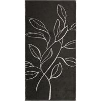 Cawö Cawo Atelier Floral Handdoek 50/100 basalt