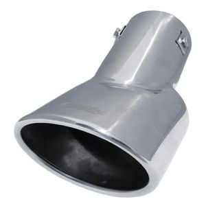 Simoni Racing Uitlaatsierstuk Ovaal RVS - 116x86xL180mm - Montage 46->74mm SRTRX86