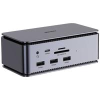 LINDY DST-Pro USB4 USB-C dockingstation Geschikt voor merk (dockingstation): Universeel Geïntegreerde kaartlezer, USB-C Power Delivery