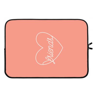Friends heart: Laptop sleeve 13 inch