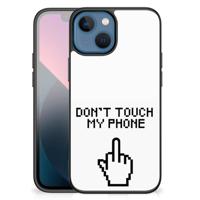 Apple iPhone 13 mini | Telefoon Hoesje | Finger Don&apos;t Touch My Phone