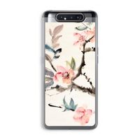 Japanse bloemen: Samsung Galaxy A80 Transparant Hoesje Japanse bloemen: Samsung Galaxy A80 Transparant Hoesje