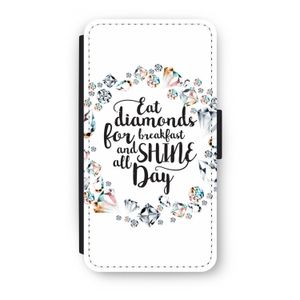 Diamonds: iPhone XS Flip Hoesje