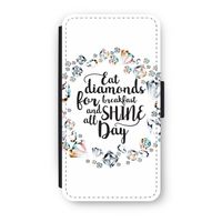 Diamonds: iPhone XS Flip Hoesje