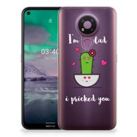 Nokia 3.4 Telefoonhoesje met Naam Cactus Glad