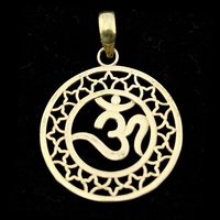 Ohm hanger messing goudkleurig - 3.5 - Messing - Goud (3 stuks) - M - thumbnail