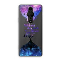 Stars quote: Sony Xperia Pro-I Transparant Hoesje