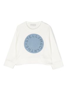 Stella McCartney Kids t-shirt à logo imprimé - Blanc