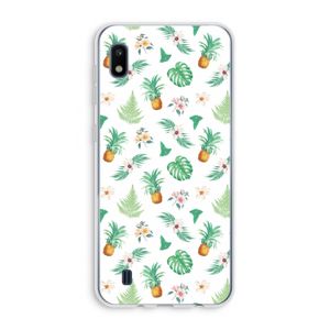 Ananas bladeren: Samsung Galaxy A10 Transparant Hoesje