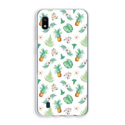 Ananas bladeren: Samsung Galaxy A10 Transparant Hoesje