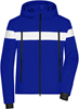 James & Nicholson JN1174 Men´s Wintersport Jacket - /Electric-Blue/White/Black - XXL