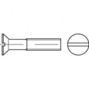 TOOLCRAFT TO-5361075 Verzonken schroeven M2 6 mm Sleuf RVS A2 1000 stuk(s)