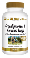 Golden Naturals Groenlipmossel & Curcuma longa Capsules